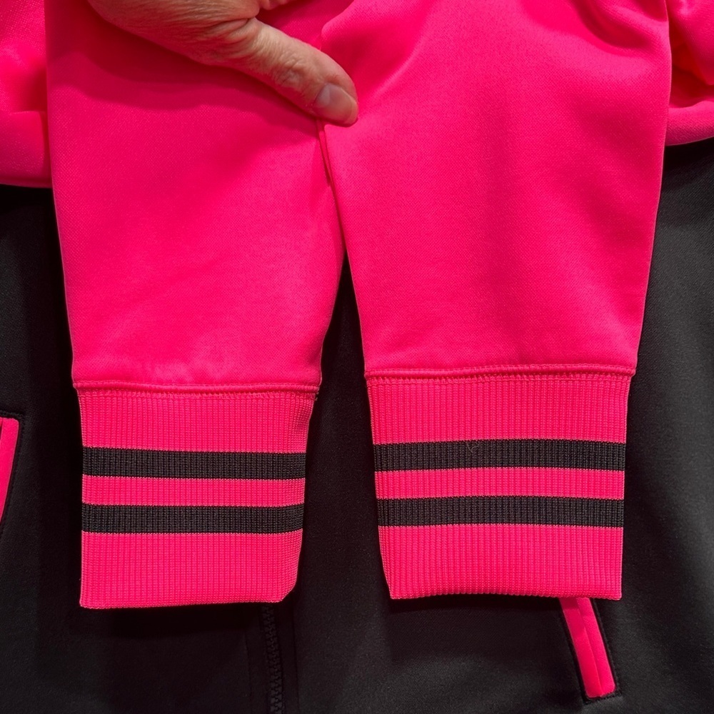 Chix Gear Black and Pink Full Zip Hoodie Size Large - Picture 7 of 10